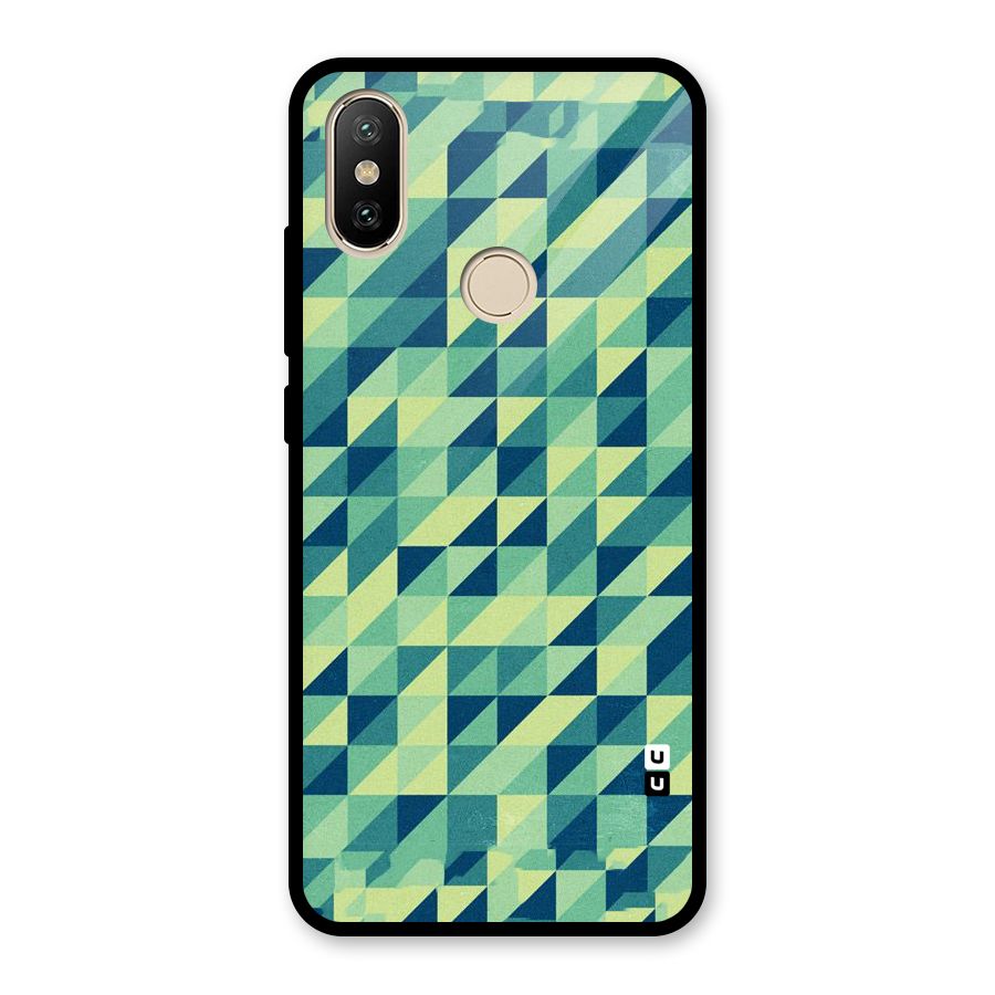 Shady Green Glass Back Case for Redmi A2