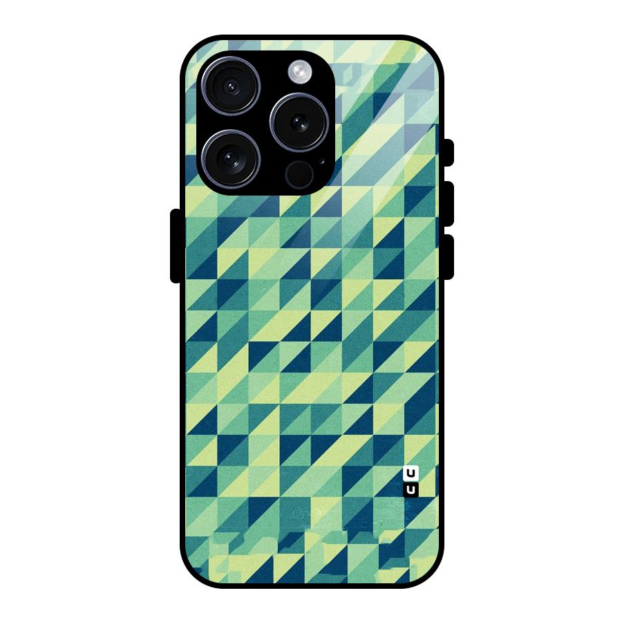 Shady Green Glass Back Case for iPhone 15 Pro