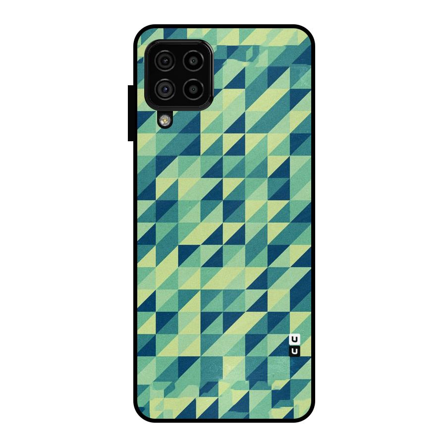 Shady Green Metal Back Case for Galaxy A22 4G