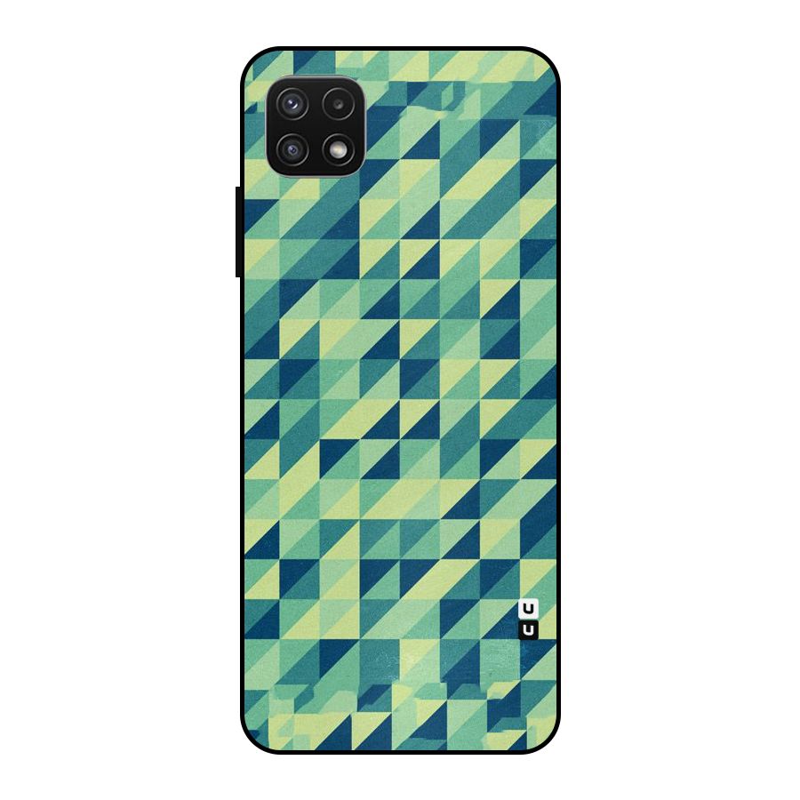 Shady Green Metal Back Case for Galaxy A22 5G
