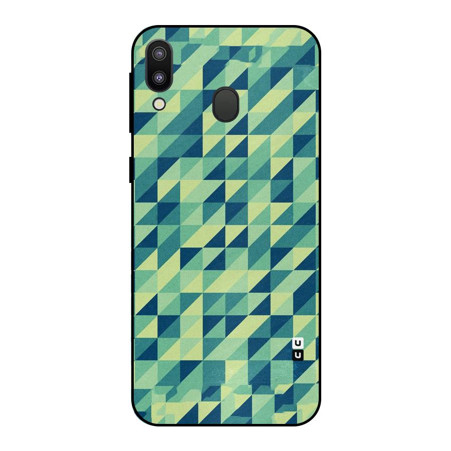 Shady Green Metal Back Case for Galaxy M20