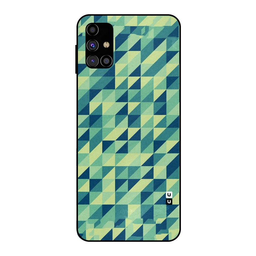 Shady Green Metal Back Case for Galaxy M31s