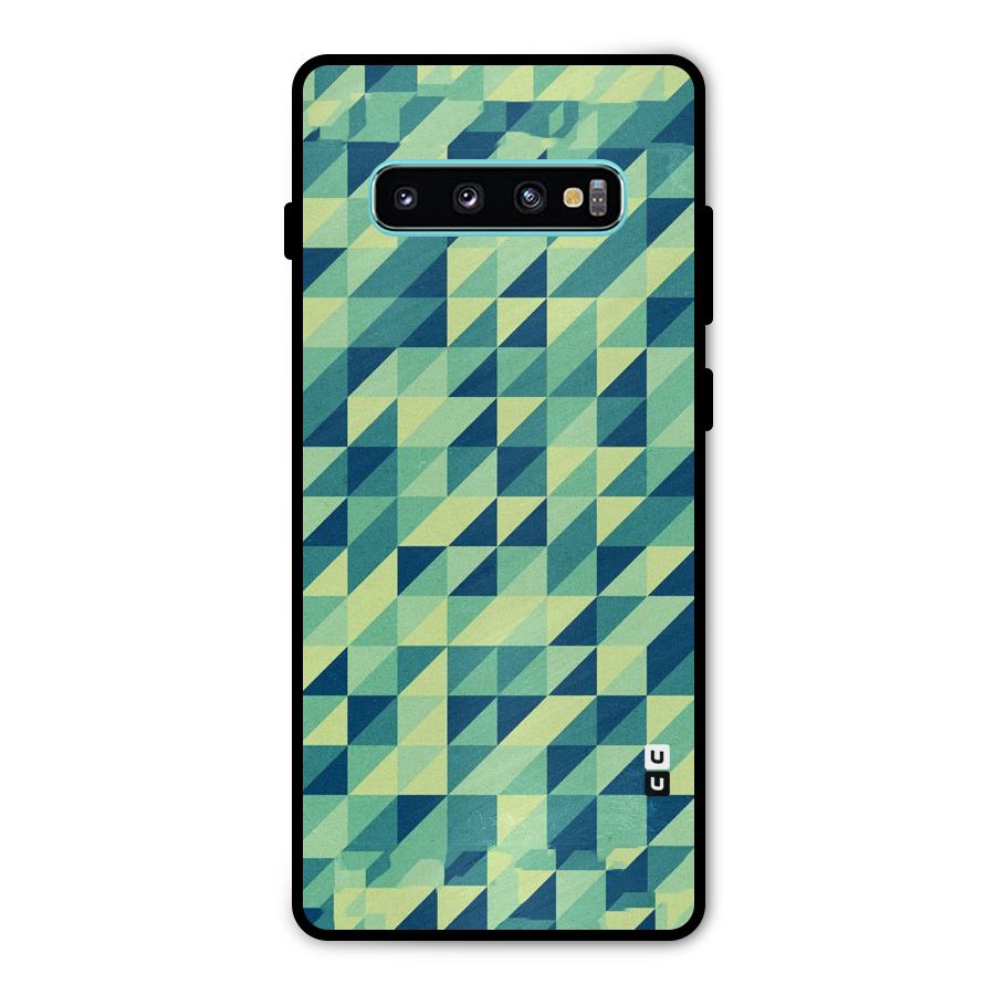 Shady Green Metal Back Case for Galaxy S10 Plus