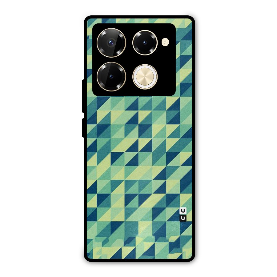 Shady Green Metal Back Case for Infinix Note 40 Pro
