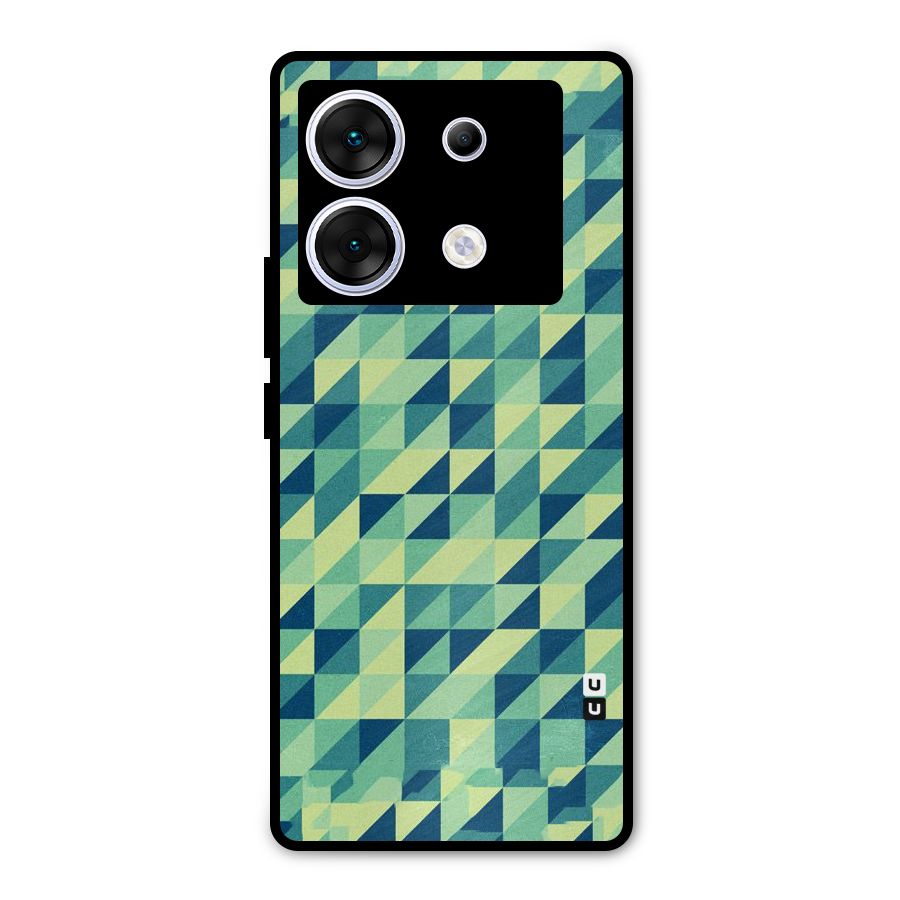 Shady Green Metal Back Case for Infinix Zero 30 5G