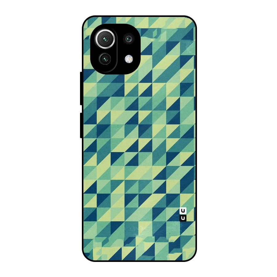 Shady Green Metal Back Case for Mi 11 Lite NE 5G