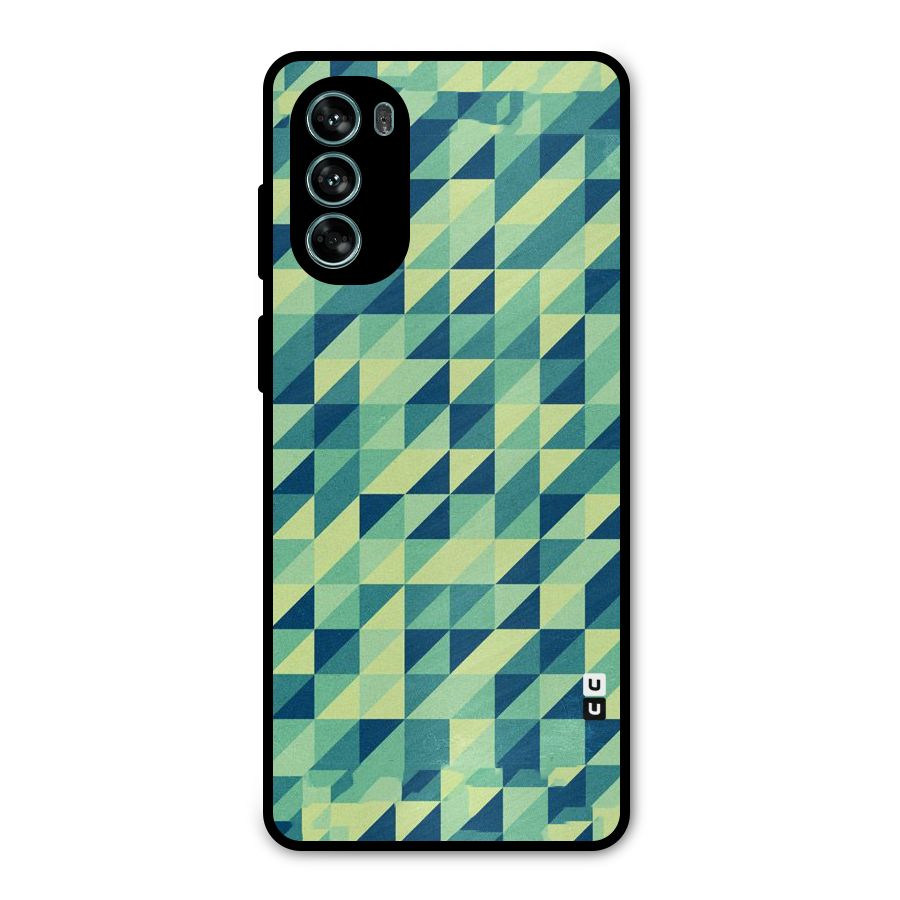 Shady Green Metal Back Case for Moto G62