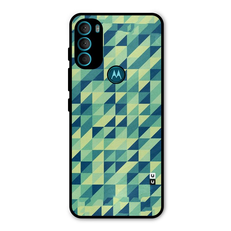Shady Green Metal Back Case for Moto G71 5G