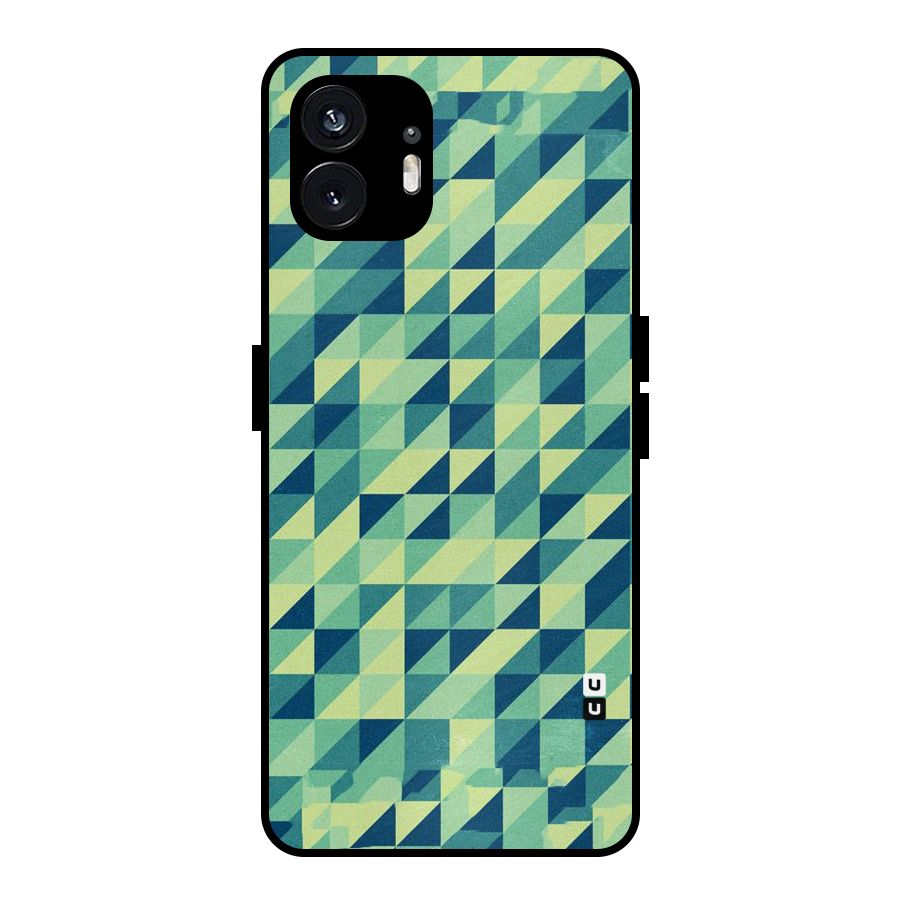 Shady Green Metal Back Case for Nothing Phone 2