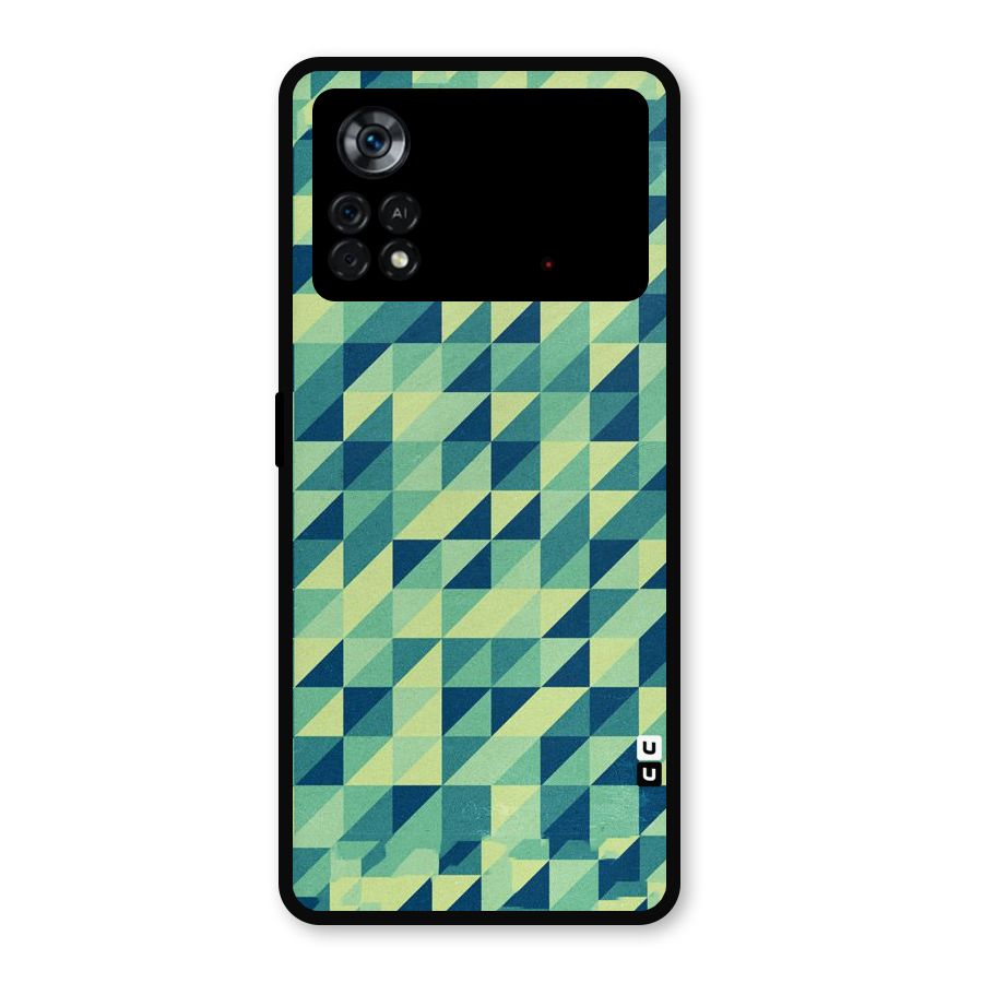 Shady Green Metal Back Case for Poco X4 Pro 5G