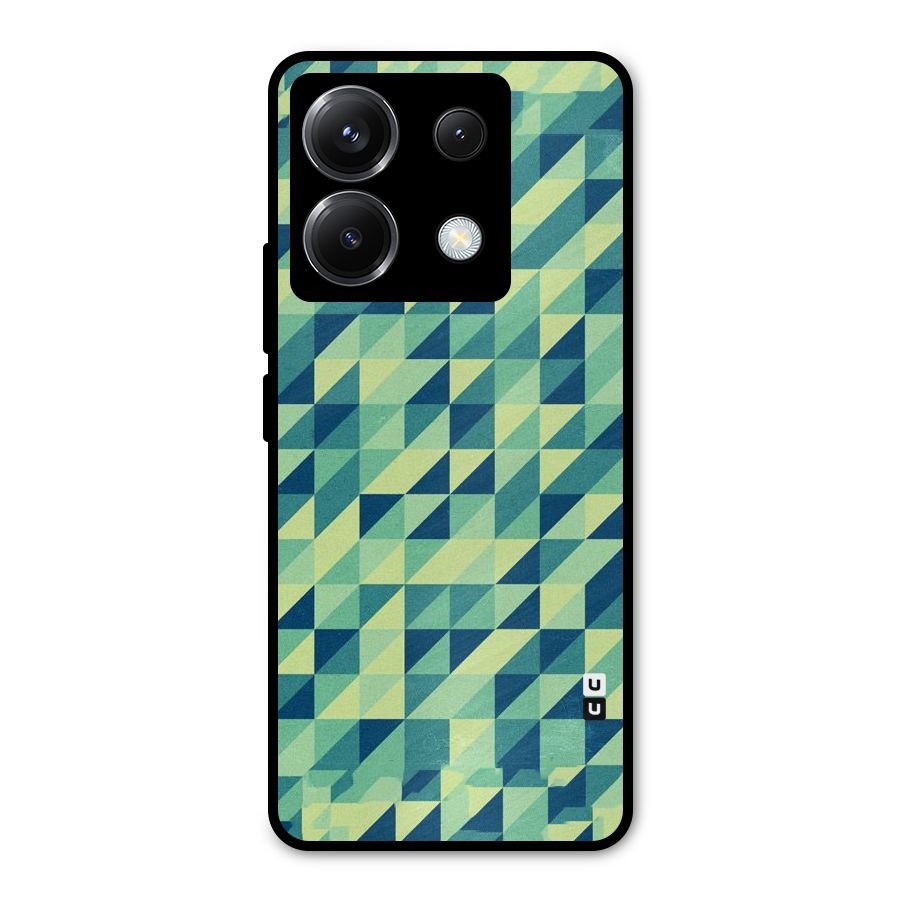 Shady Green Metal Back Case for Poco X6