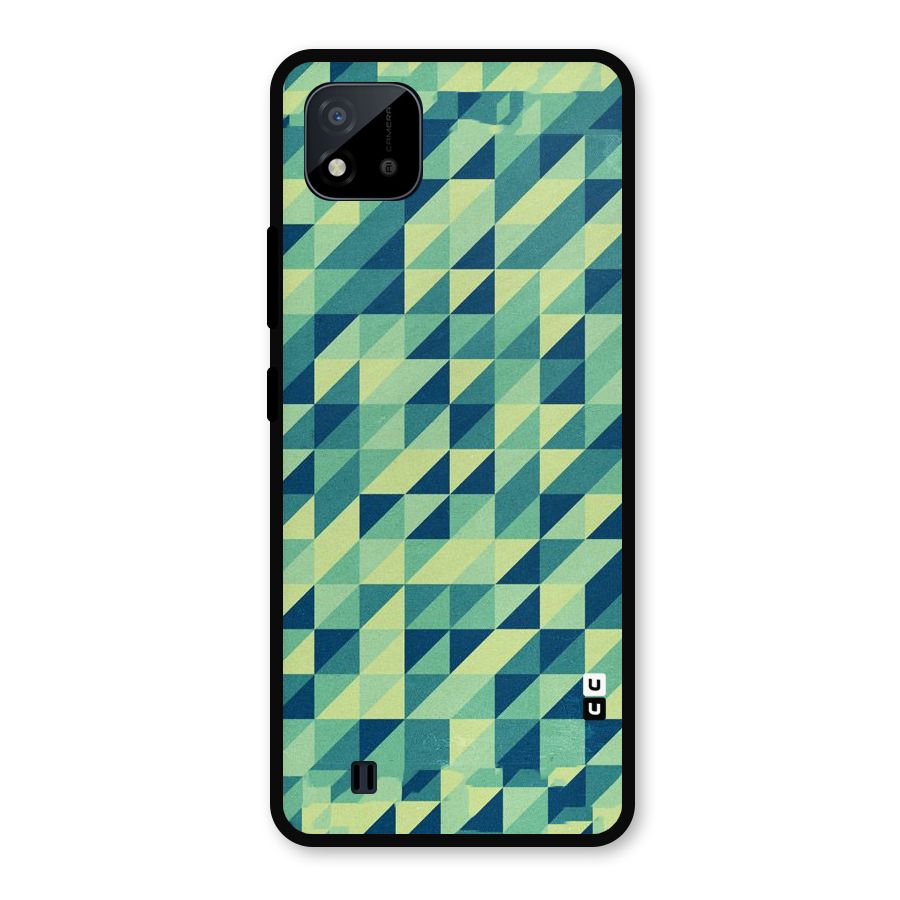 Shady Green Metal Back Case for Realme C11 2021