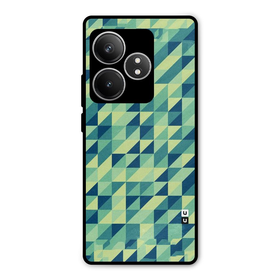 Shady Green Metal Back Case for Realme GT 6T