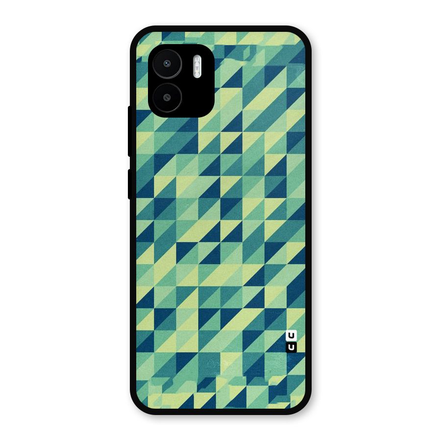 Shady Green Metal Back Case for Redmi A1