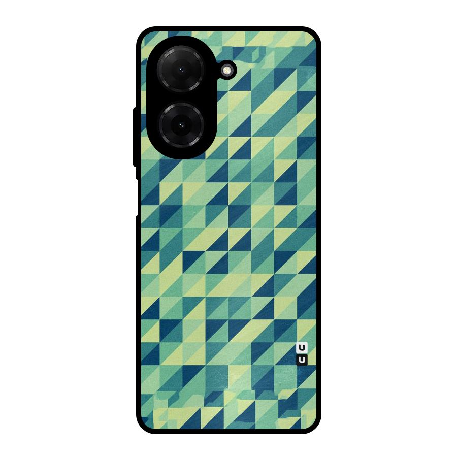 Shady Green Metal Back Case for Redmi A5 4G