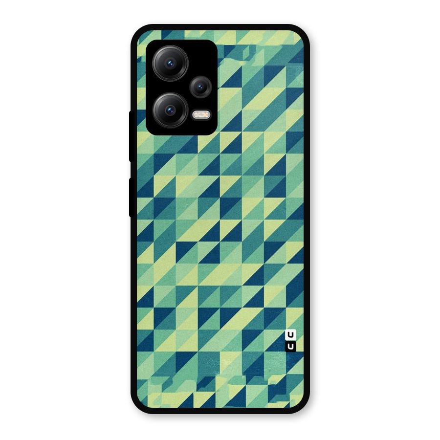 Shady Green Metal Back Case for Redmi Note 12 5G