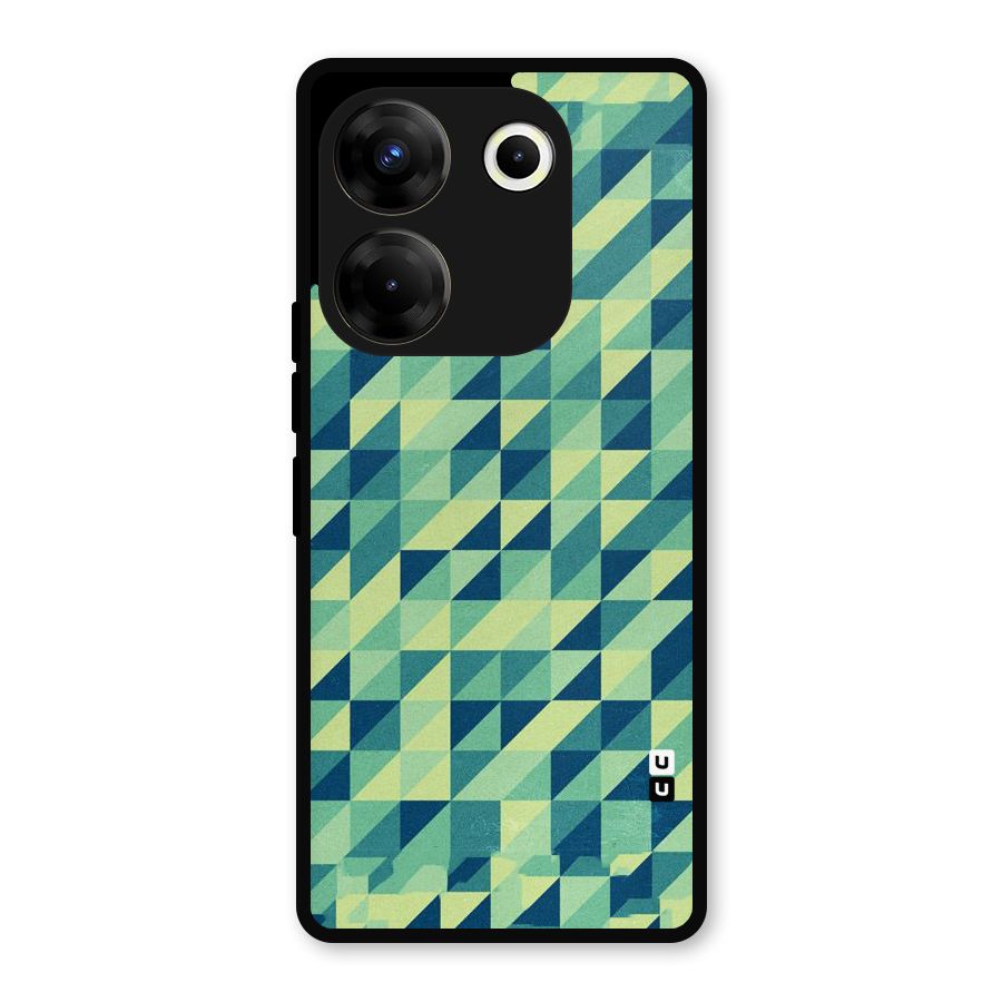 Shady Green Metal Back Case for Tecno Camon 20 Pro