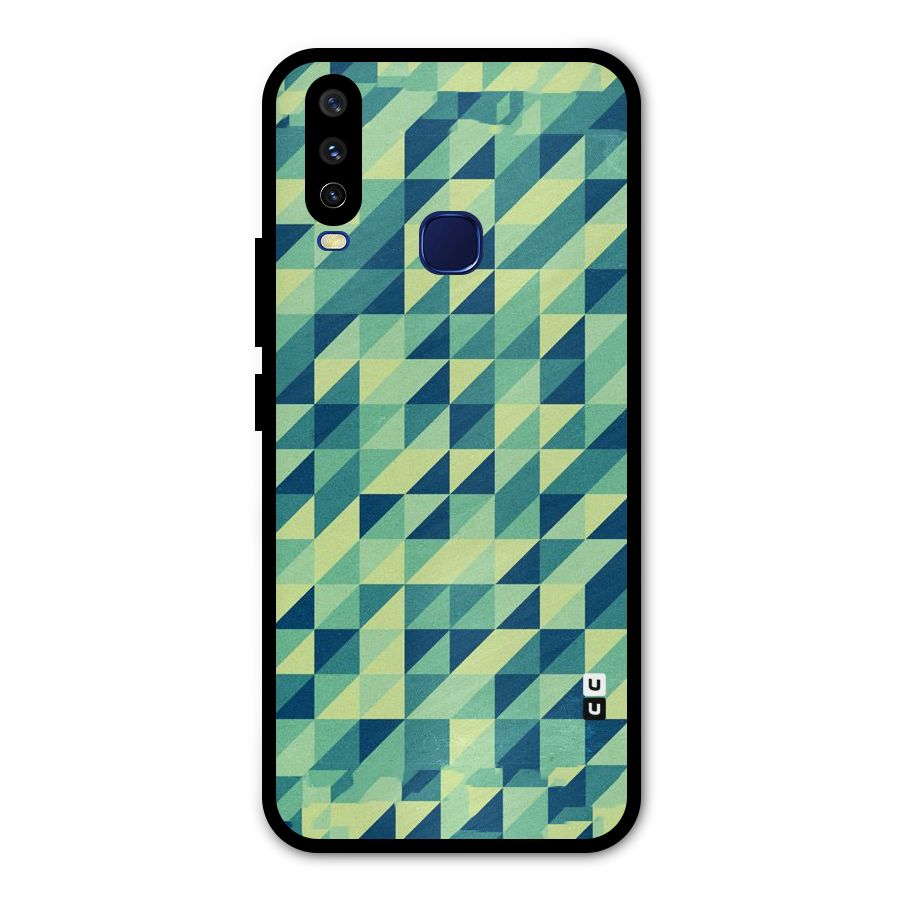 Shady Green Metal Back Case for Vivo V17