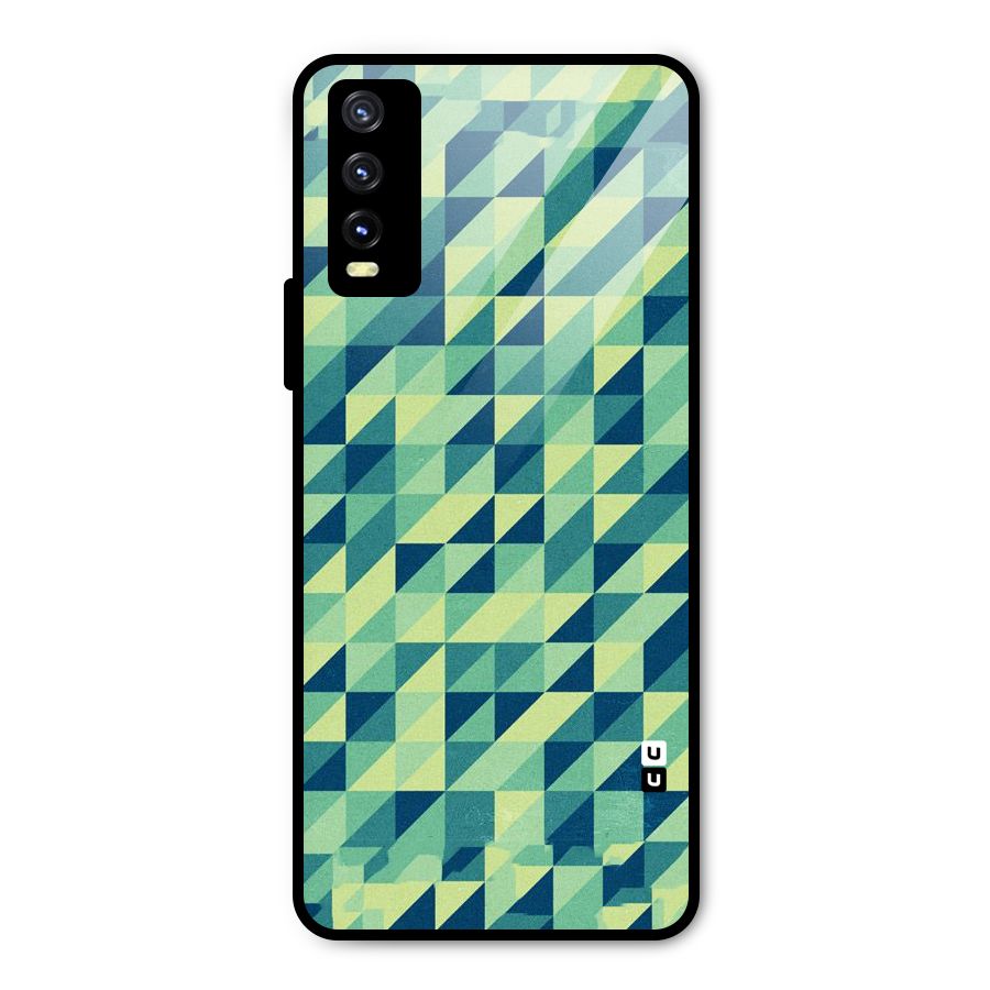 Shady Green Metal Back Case for Vivo Y20t