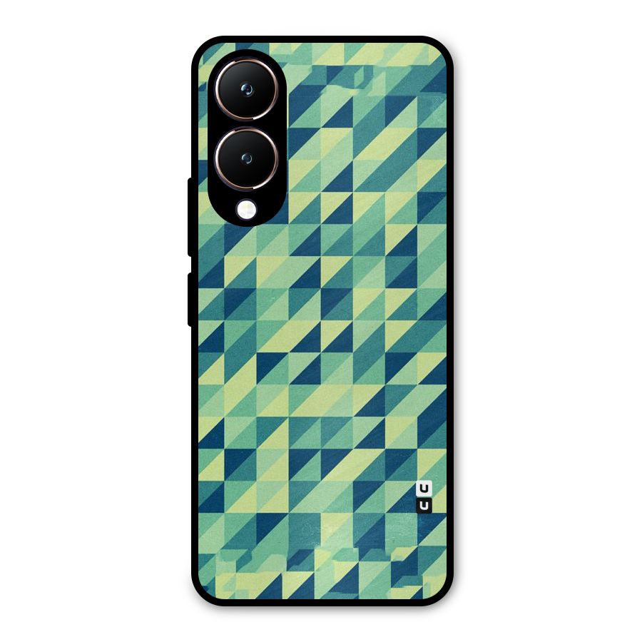 Shady Green Metal Back Case for Vivo Y28
