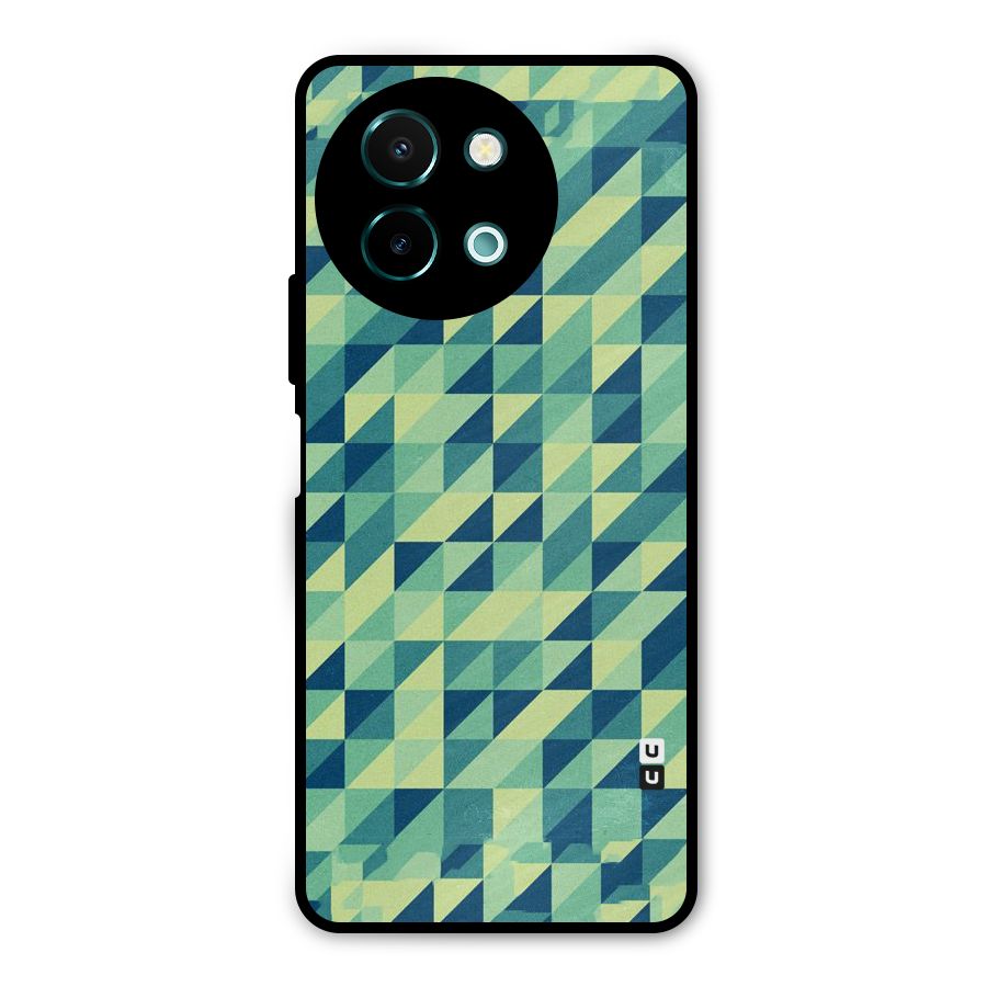 Shady Green Metal Back Case for Vivo Y58