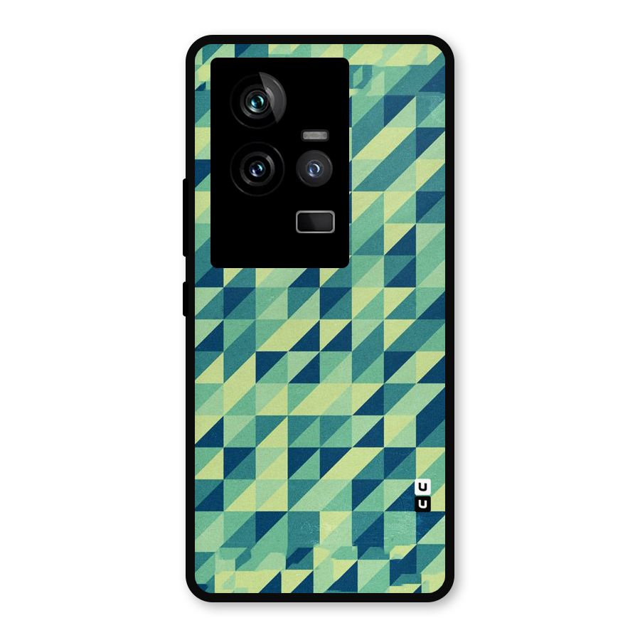 Shady Green Metal Back Case for iQOO 11 5G