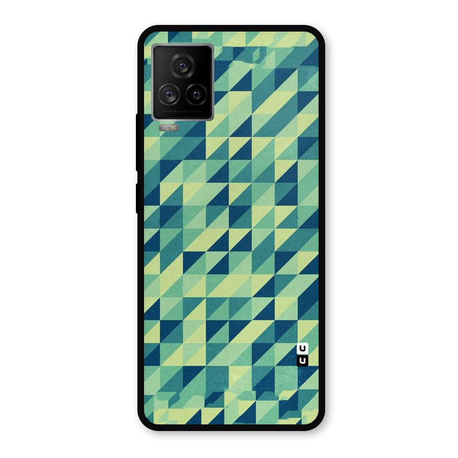 Shady Green Metal Back Case for iQOO 7 Legend 5G