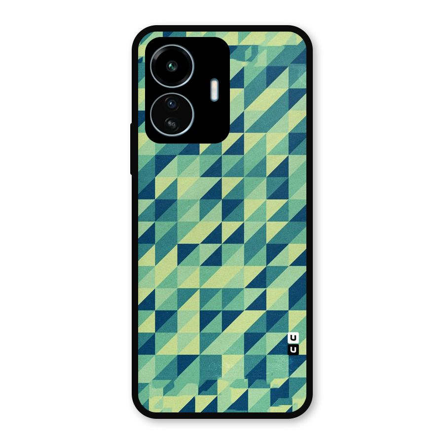 Shady Green Metal Back Case for vivo iQOO Z6 Lite 5G