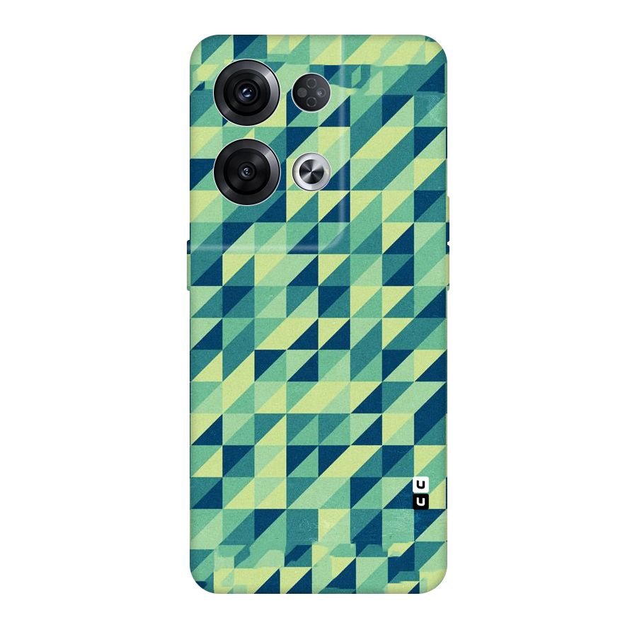 Shady Green Original Polycarbonate Back Case for Oppo Reno8 Pro 5G
