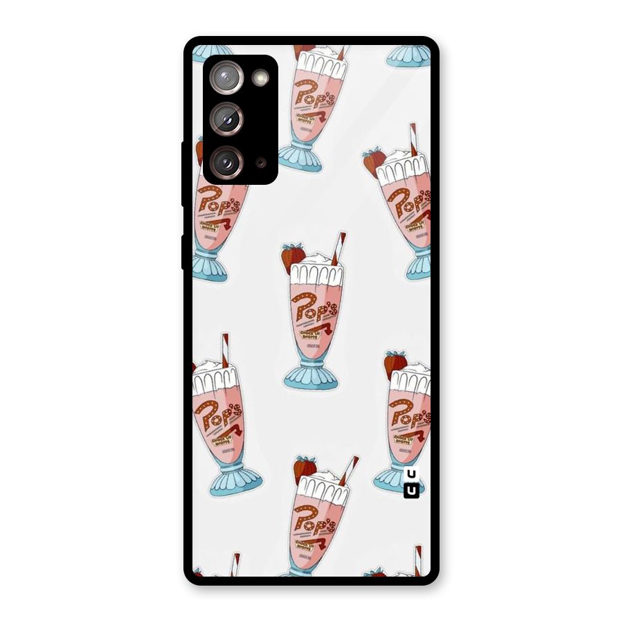 Shake Design Glass Back Case for Galaxy Note 20