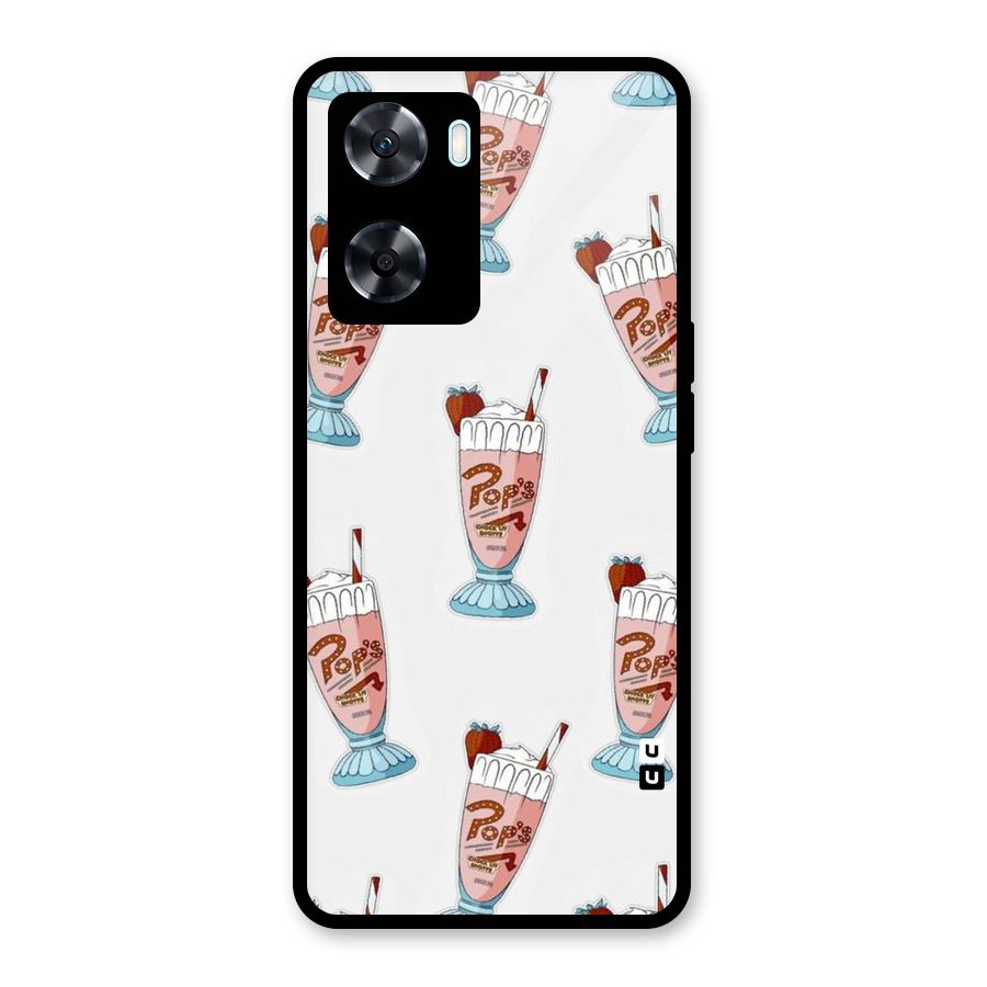 Shake Design Glass Back Case for Oppo A77s
