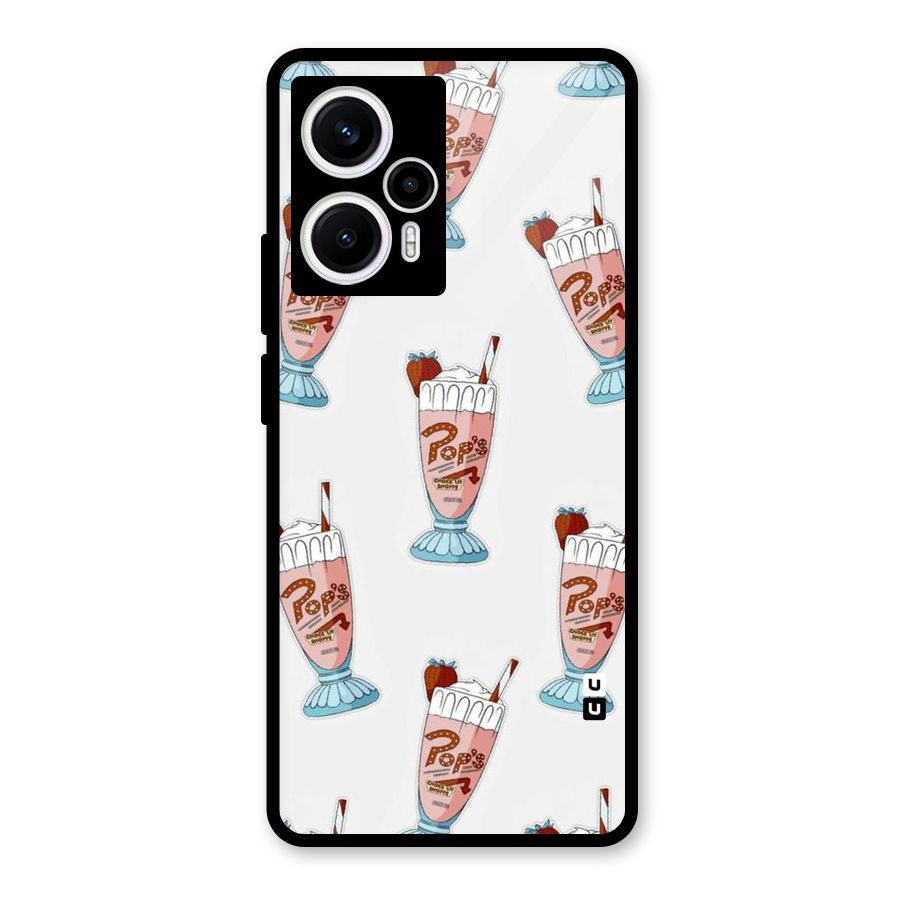 Shake Design Glass Back Case for Poco F5