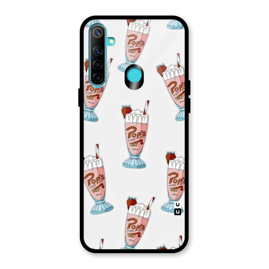 Shake Design Glass Back Case for Realme 5
