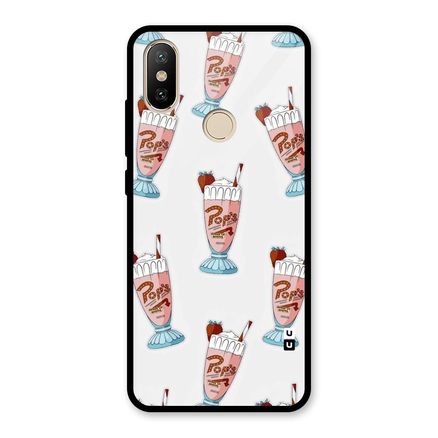 Shake Design Glass Back Case for Redmi A2