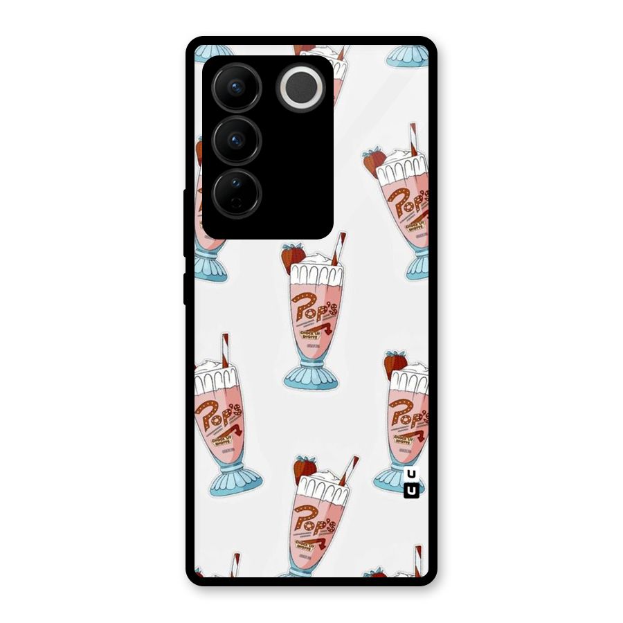 Shake Design Glass Back Case for Vivo V27