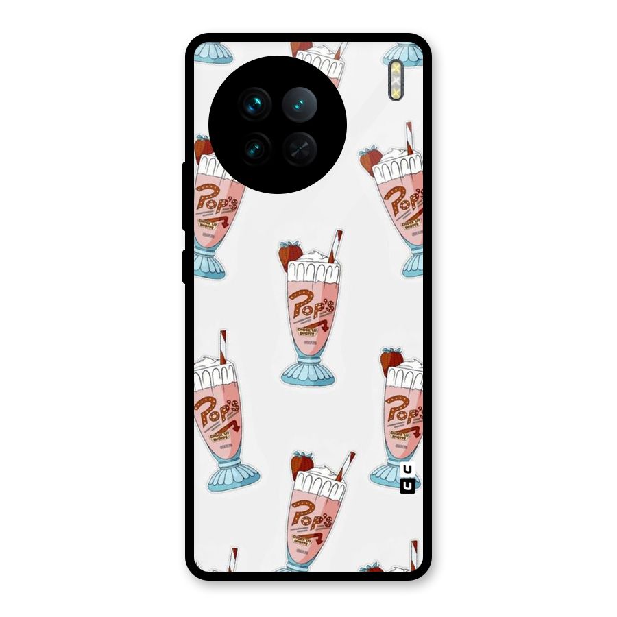 Shake Design Glass Back Case for Vivo X90