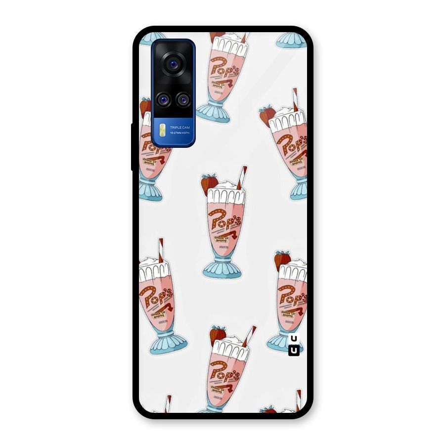 Shake Design Glass Back Case for Vivo Y31