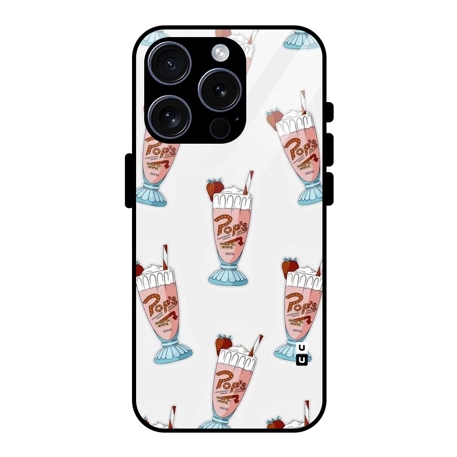 Shake Design Glass Back Case for iPhone 15 Pro