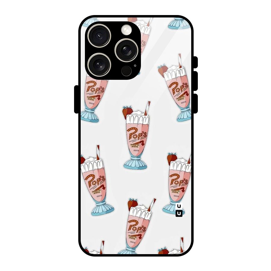 Shake Design Glass Back Case for iPhone 15 Pro Max