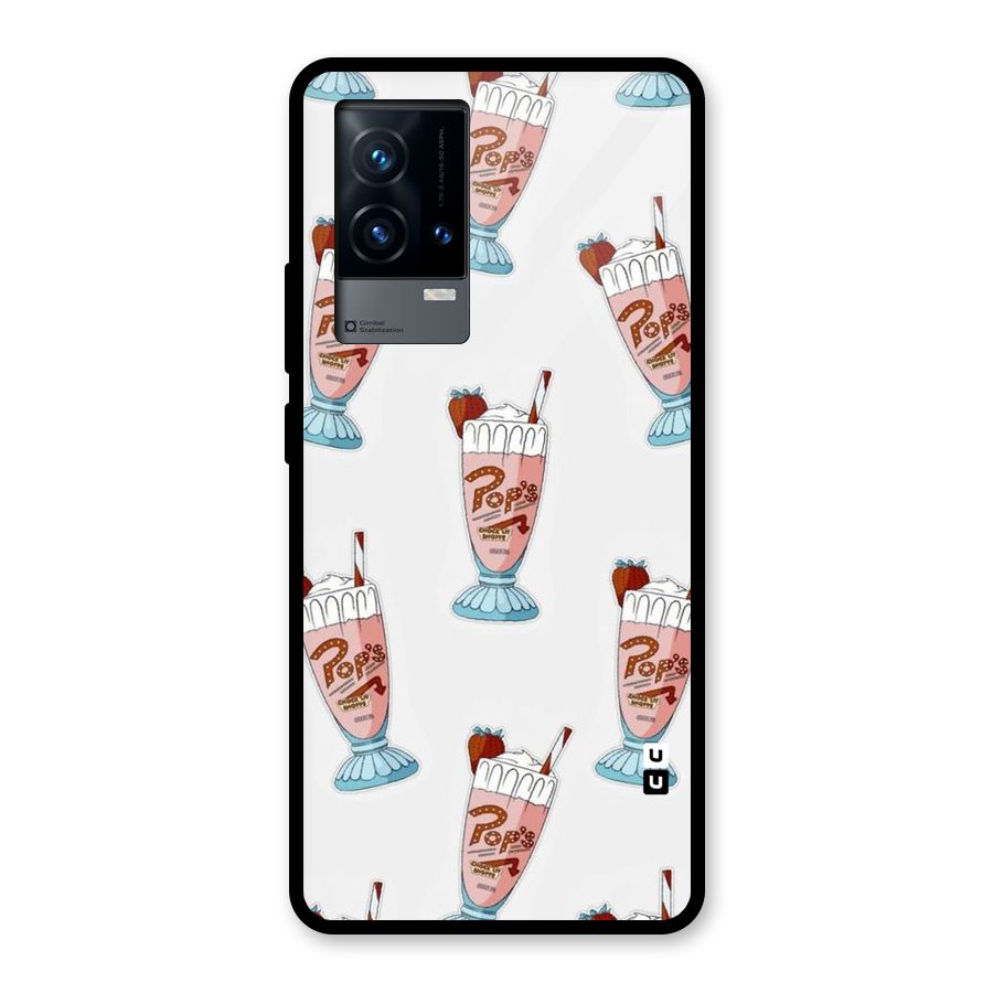 Shake Design Glass Back Case for iQOO 9 5G