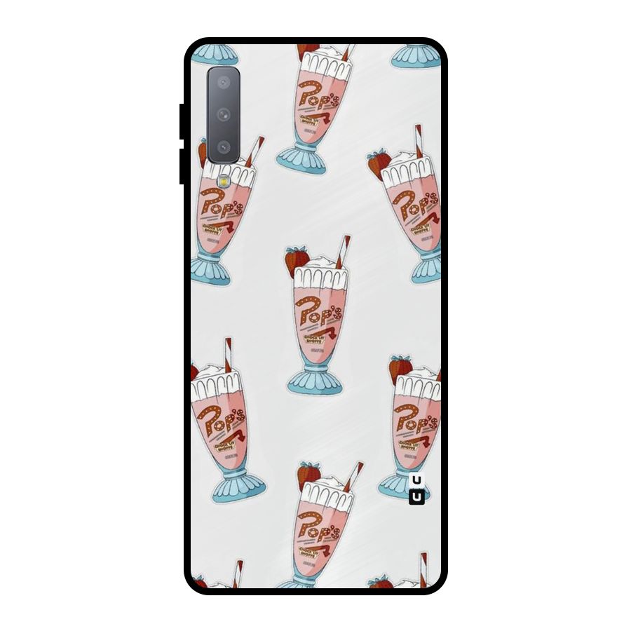 Shake Design Metal Back Case for Galaxy A7 (2018)