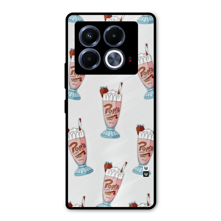Shake Design Metal Back Case for Infinix Note 40 5G