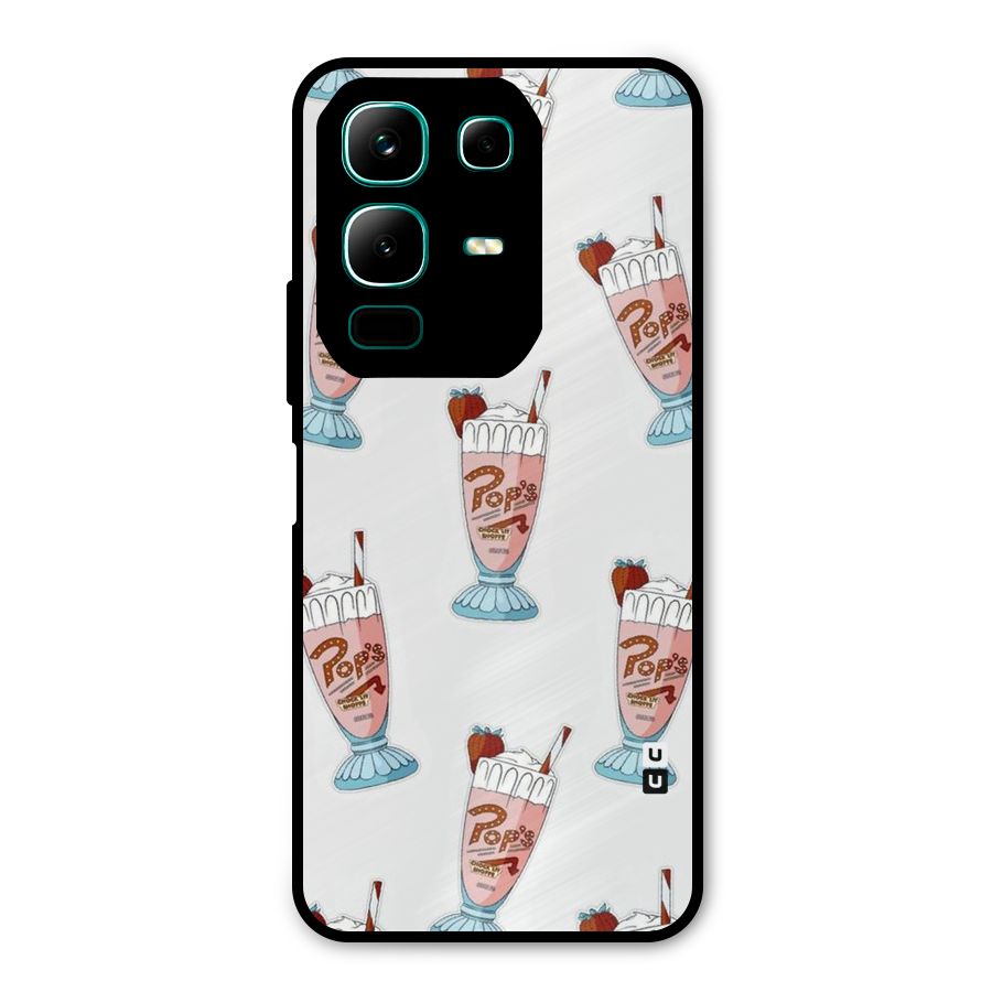 Shake Design Metal Back Case for Infinix Note 50x