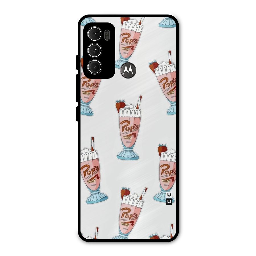 Shake Design Metal Back Case for Moto G60