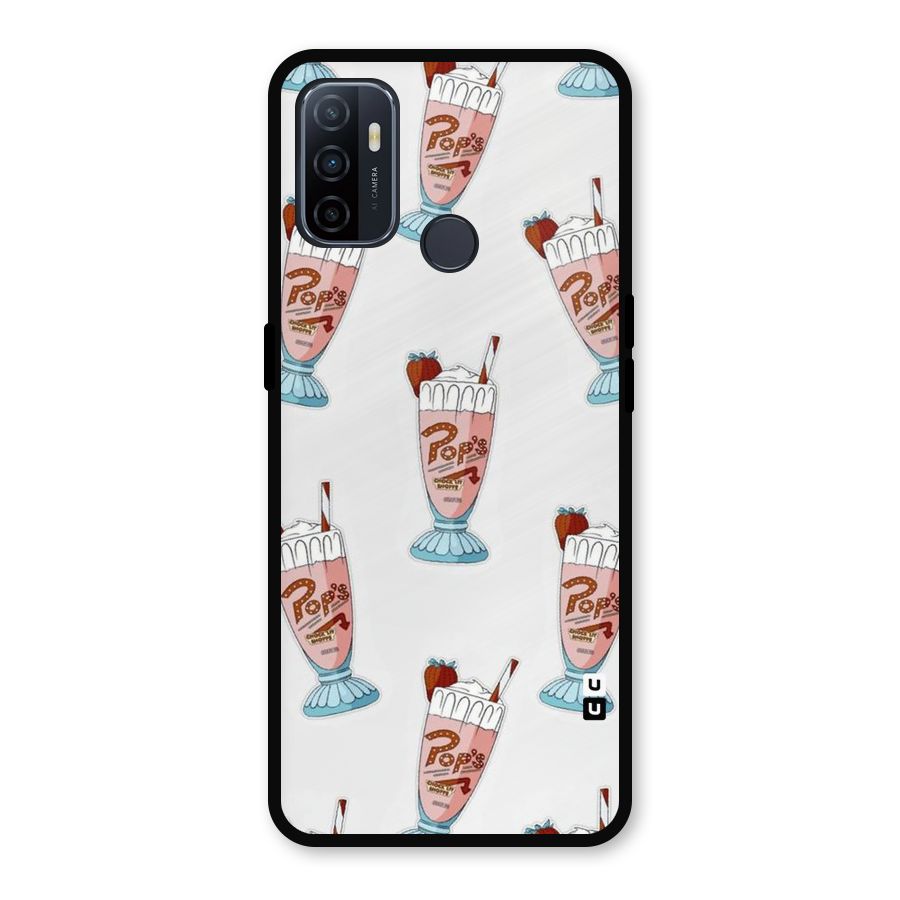 Shake Design Metal Back Case for Oppo A53