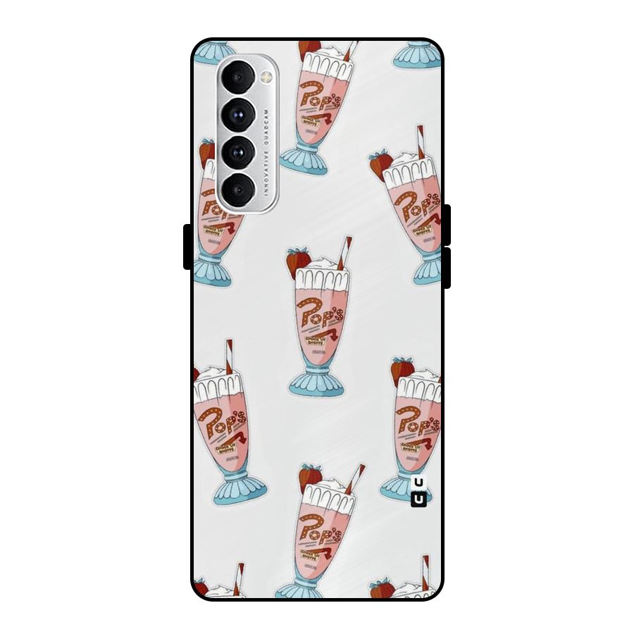 Shake Design Metal Back Case for Oppo Reno4 Pro