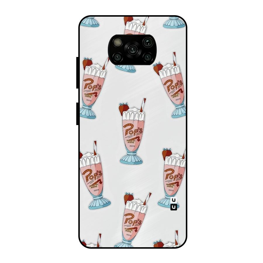 Shake Design Metal Back Case for Poco X3