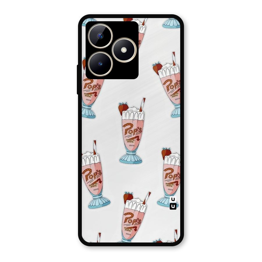 Shake Design Metal Back Case for Realme C53