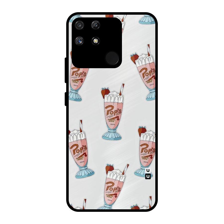 Shake Design Metal Back Case for Realme Narzo 50A