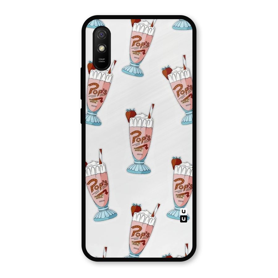 Shake Design Metal Back Case for Redmi 9i